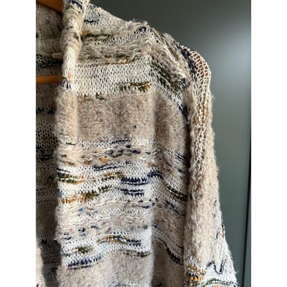 ANTHROPOLOGIE MOTH sz S Chloe boucle open long cardigan sweater EUC - Picture 4 of 6